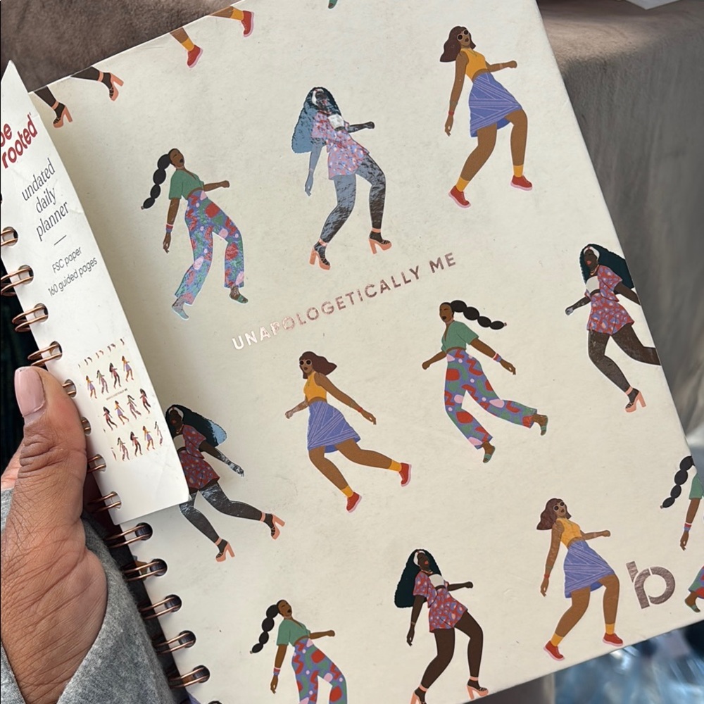 ♥️… Be Rooted Unapologetically Me Daily Planner